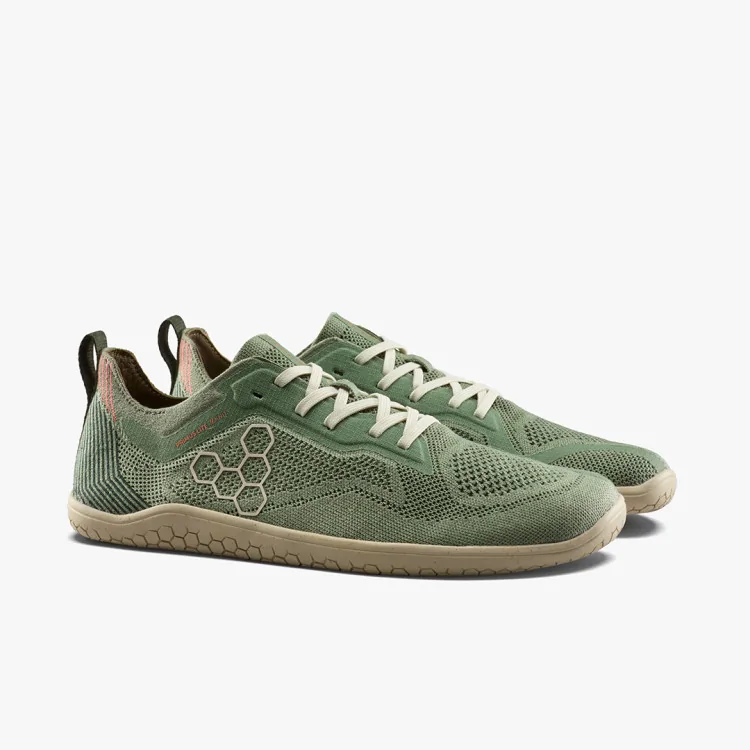 Minimalist Sneakers - Vivobarefoot Primus Lite Knit Dusty Green