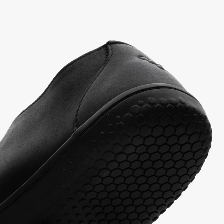 Leather Barefoot Shoes - Vivobarefoot Ra IV Obsidian