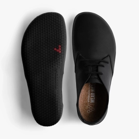 Chaussures Barefoot Cuir - Vivobarefoot Ra IV Obsidian