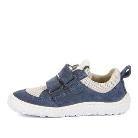 Baskets Enfants Minimalistes - Froddo Barefoot Base White & Blue